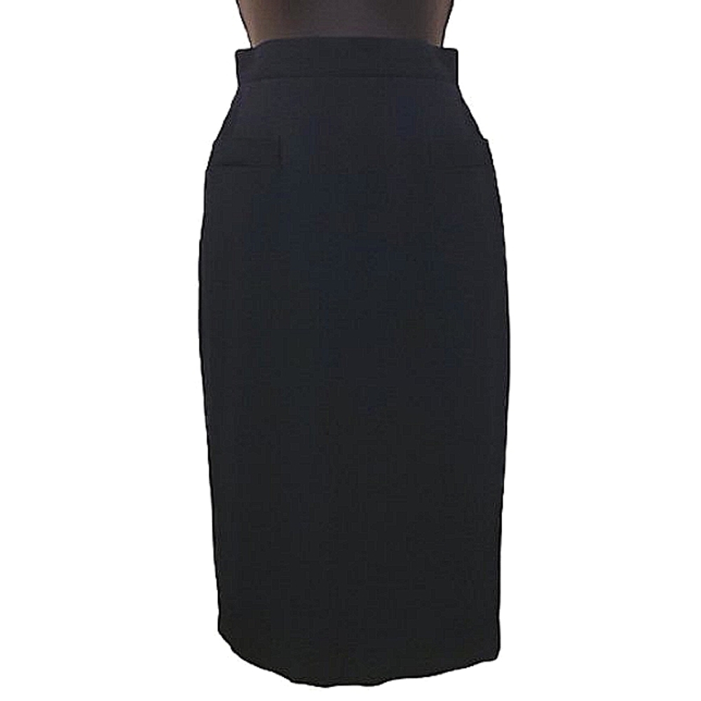 Louis Feraud Navy Pencil Skirt- Sz. 4/XS
